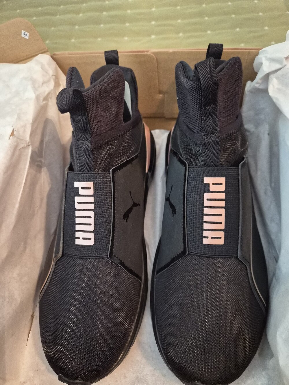 PUMA Fierce 2 Black,-Rose Gold Sneakers